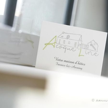 Bed and Breakfast A Coque'Line Frasnes-lez-Anvaing Esterno foto